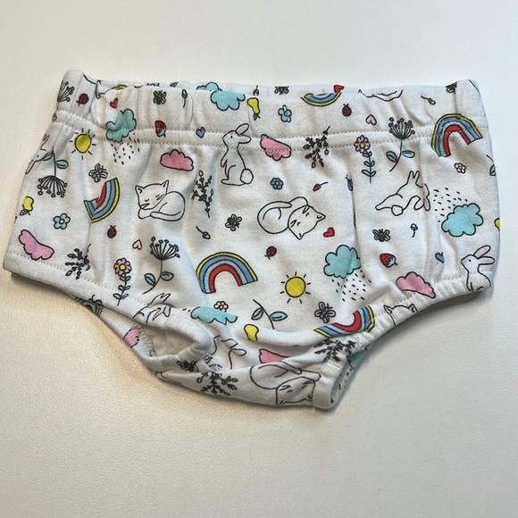 Starting Out 3PC Rainbow Doodle Set, Shirt, Bloomers, & Hat, Mesh Accents, NWT! - Picture 6 of 6